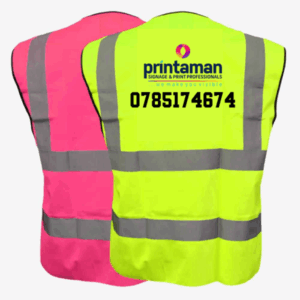 branded reflective vests