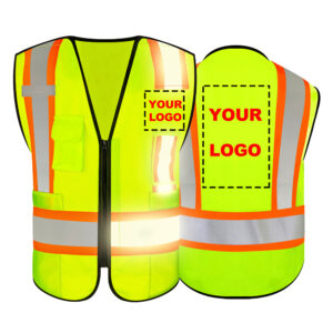 branded reflective vests