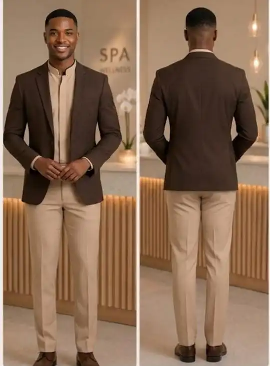 Men's Spa Reception Blazer Uniform