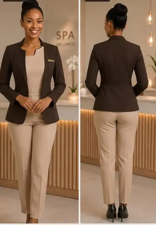 Women's Spa Reception Blazer Uniform