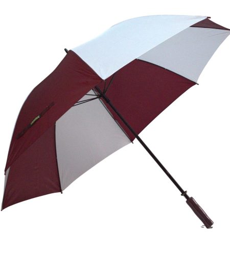 red and marron umbrella